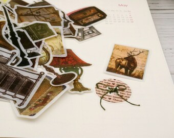 60pcs/pack Vintage Stuff Antique Gramophone Classic