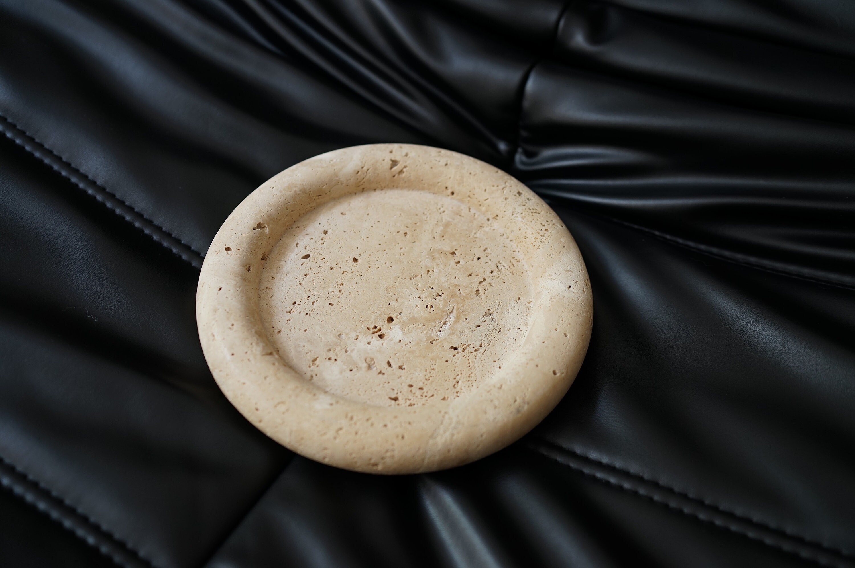 Vassoio Da Bagno In Ceramica 20x10 Cm - Portaoggetti Elegante Per Lavabo, Com&ograve; E Ingresso | Jazz Blu