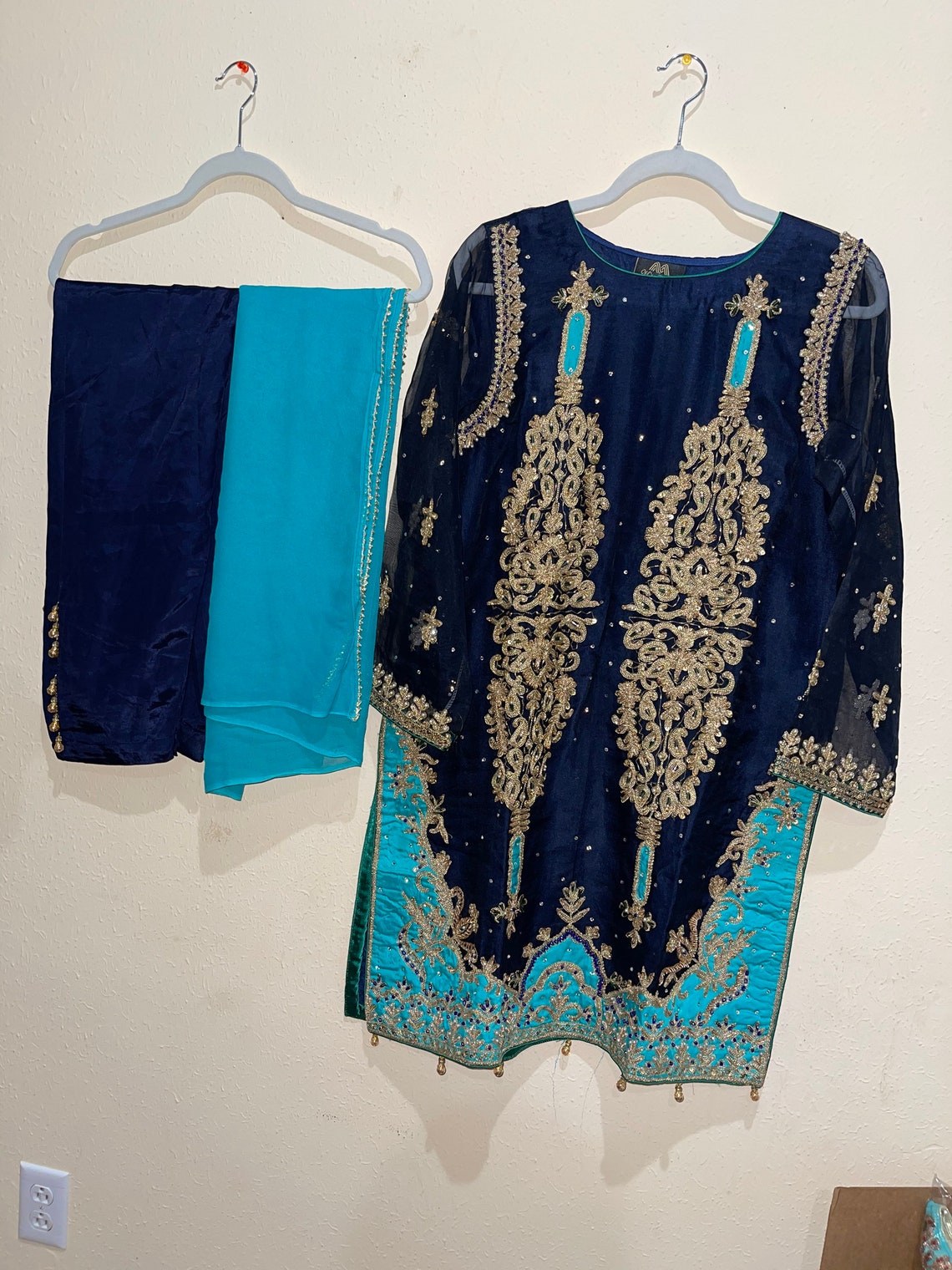 New 3 pc Indian Pakistani Bengali womens/girls dress for eid | Etsy