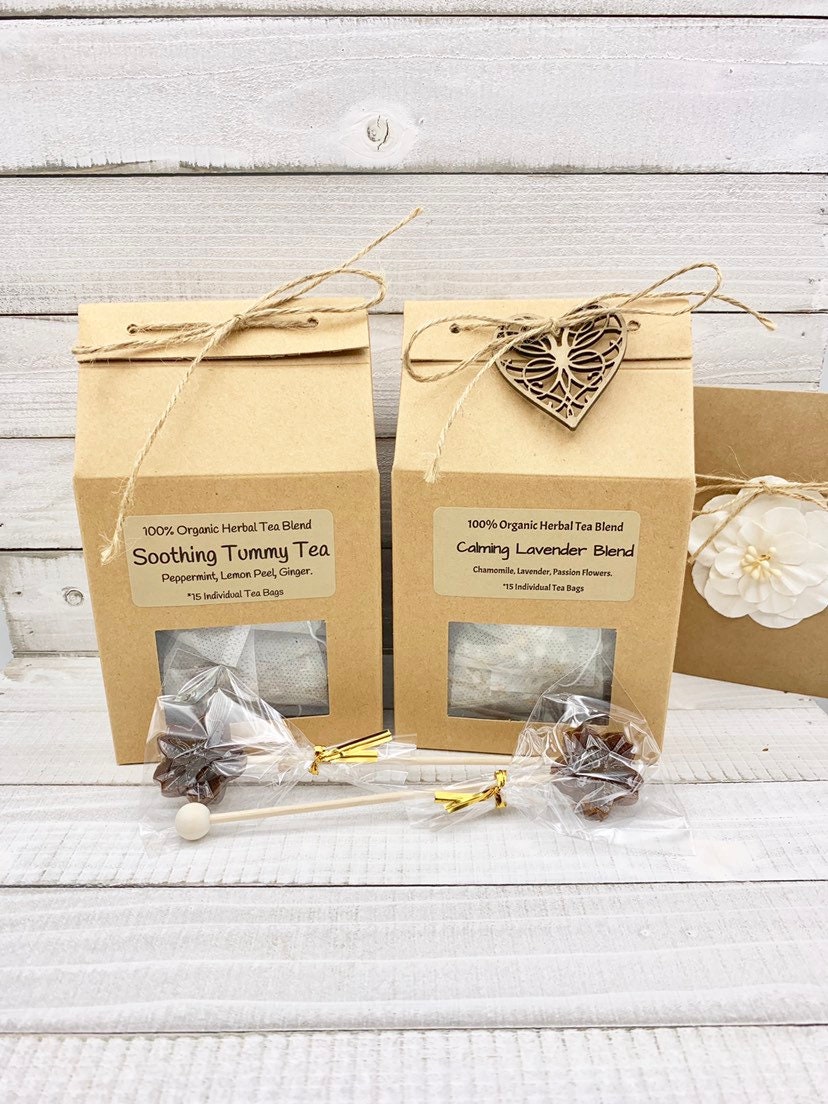 Organic Tea Gifts, Organic Tea Gift Set, Tea Gift Basket, Gift Baskets