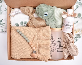 New Mom And Baby Gift Basket, Newborn Baby Girl Gift Box, Congratulations Mama, Baby Shower Gift Box, First Time Mommy, Postpartum Gift Box