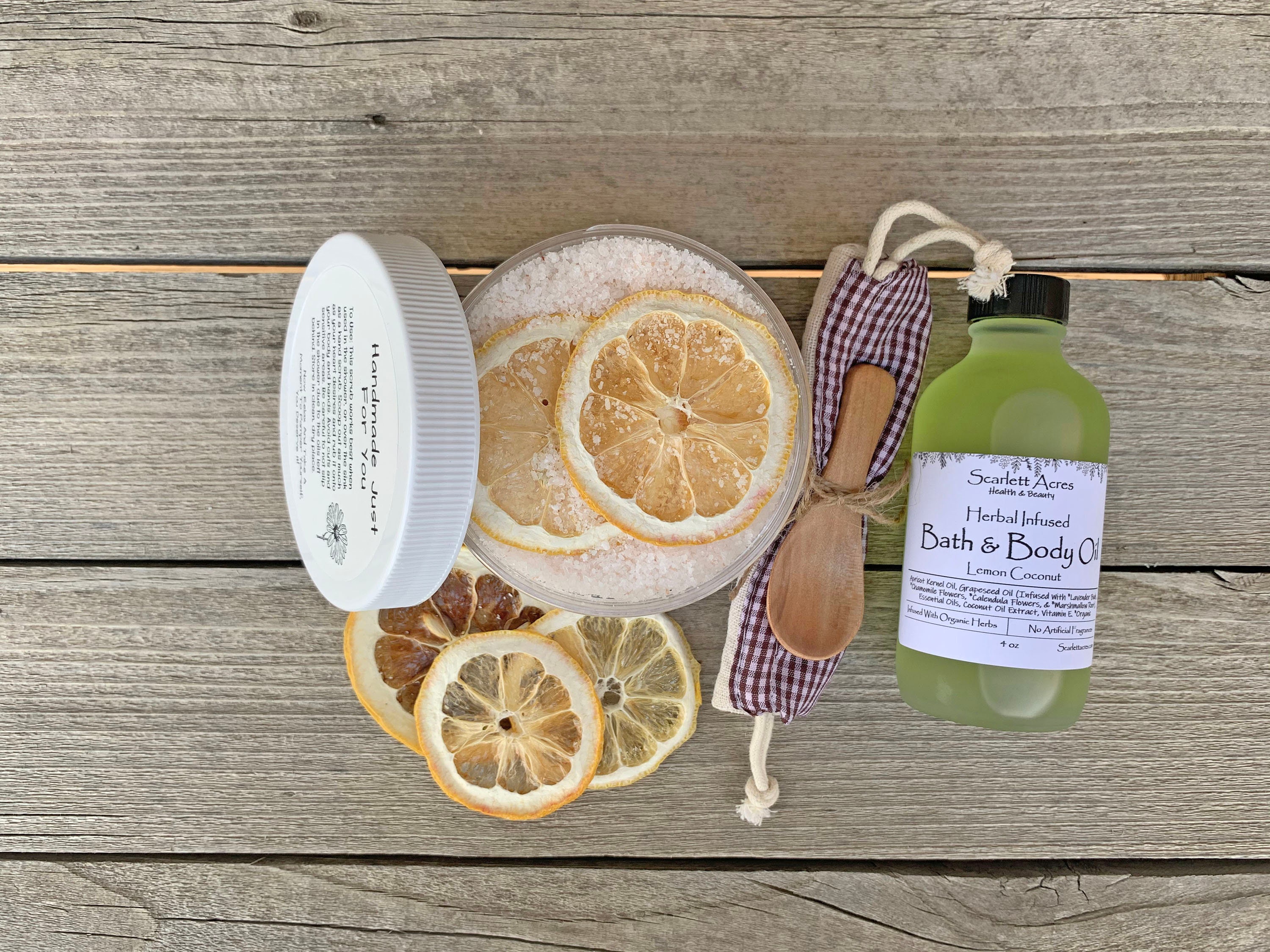 Spa Gift Basket, Organic Spa Gift Set, Birthday Gifts For Her, Gift