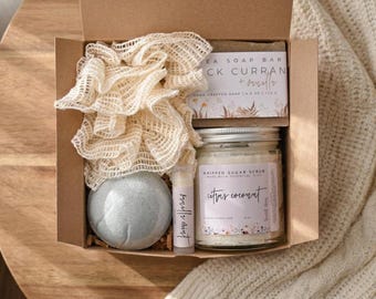 Self Care Gift Box, Organic Spa Gift Set For Her, Gift Box For Women, Bath Gift Set, Thank You, Best Friend, Thinking Of You, Appreciation