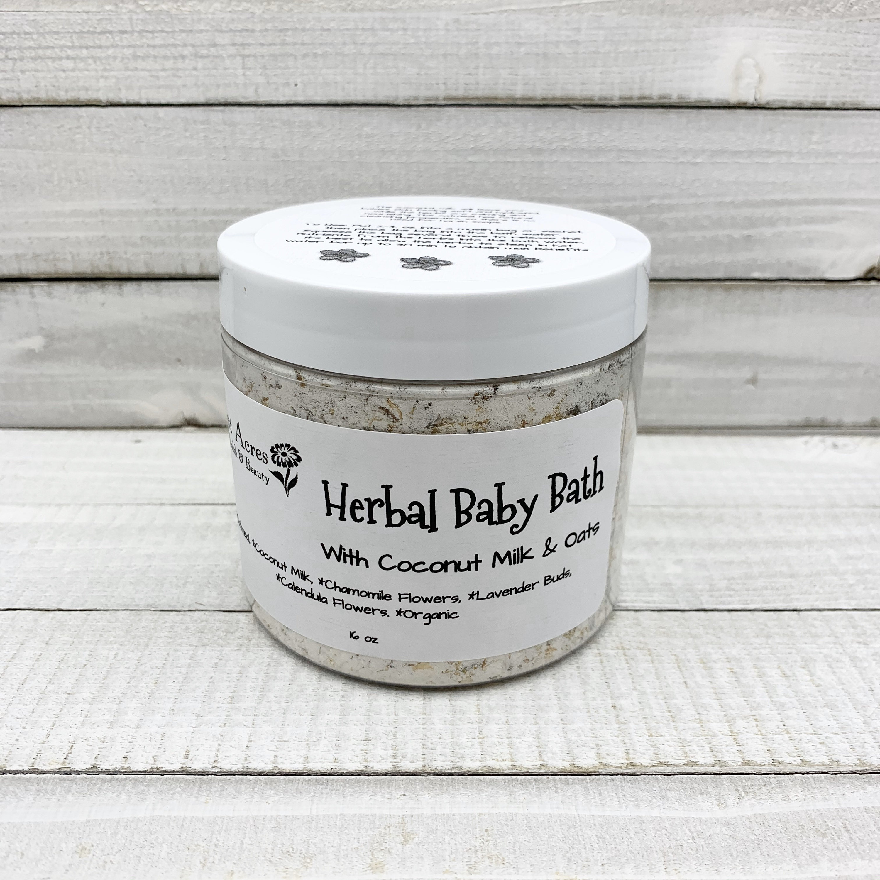 Herbal Baby Bath, Coconut Milk Bath Soak, Oatmeal Baby Bath, Calming