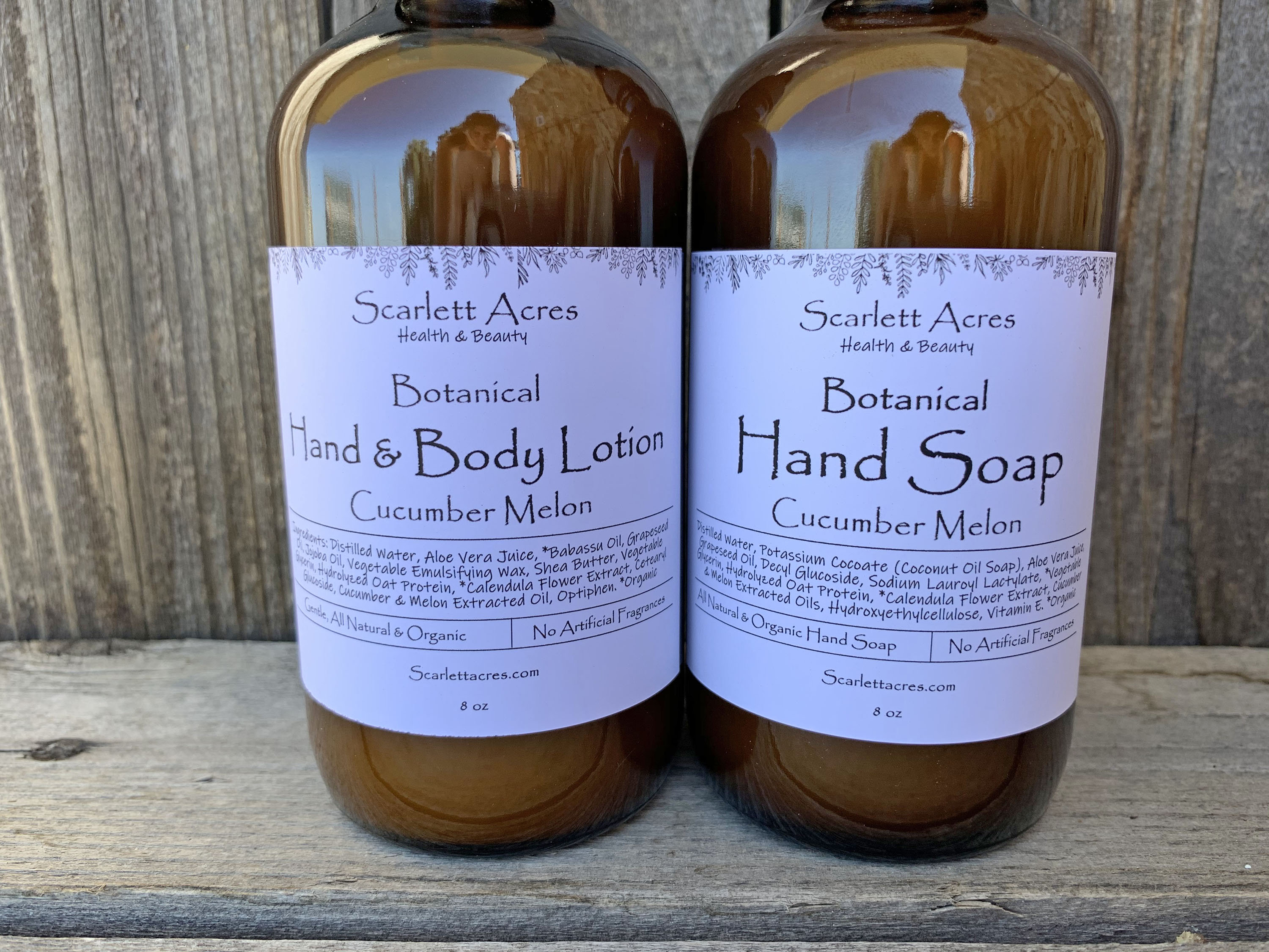 Hand Soap & Lotion Set, Lotion And Hand Soap Set, Natural Hand Soap, Natural Body Lotion