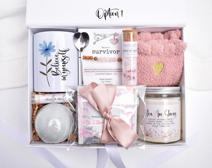Cancer Care Package, Cancer Gifts For Her, Cancer Gift Box, Cancer Gift Basket, Chemo Care Package, Breast Cancer Gifts, Cancer Recovery