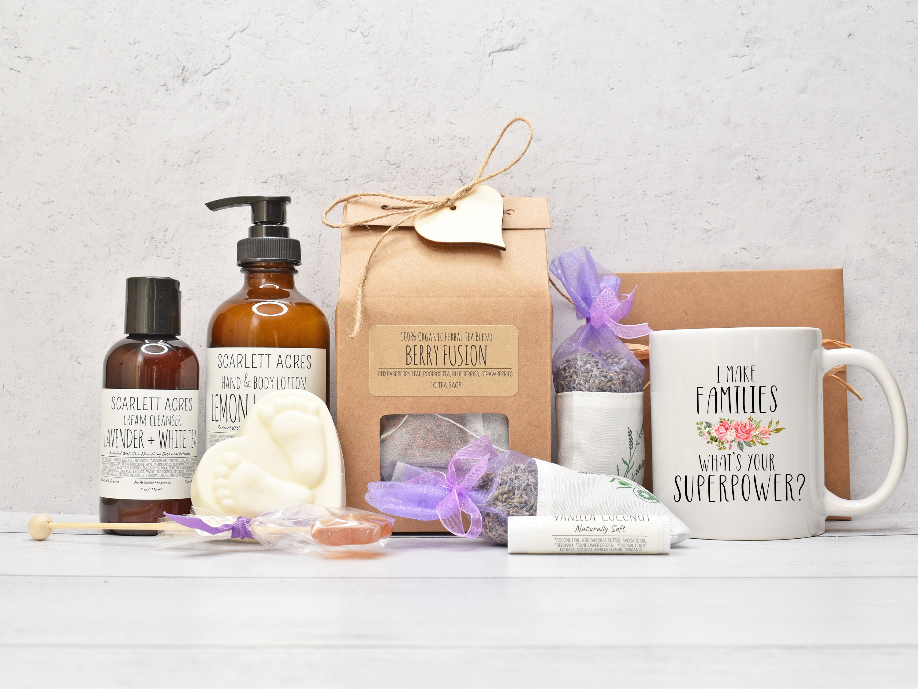 Surrogate Mother Gift Box, Surrogacy Gift Basket, IVF Care Package, Surrogate Self Care Box