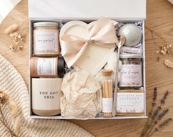 Fertility Gift Box, IVF Care Package, You Got This Mug, Gift Basket, Candle Gift Set, Bracelet, IUI Transfer day, Infertility Gifts