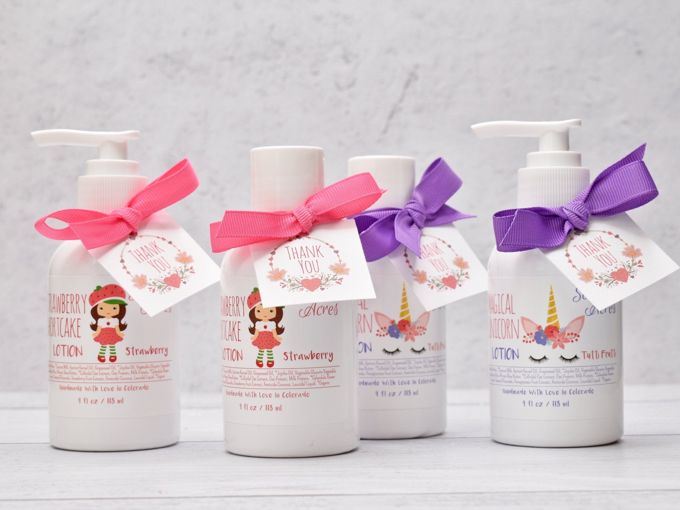 6 Unicorn Lotion Favors Fruit Scented Lotion Gifts Children s Lotion 