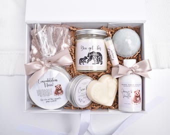 Pregnancy Gift Box, 2nd Trimester Gift, Mama Bear Gift Set, Third Trimester Gift, Postpartum Gift Box, Expecting Mother, New Mom Gift Basket