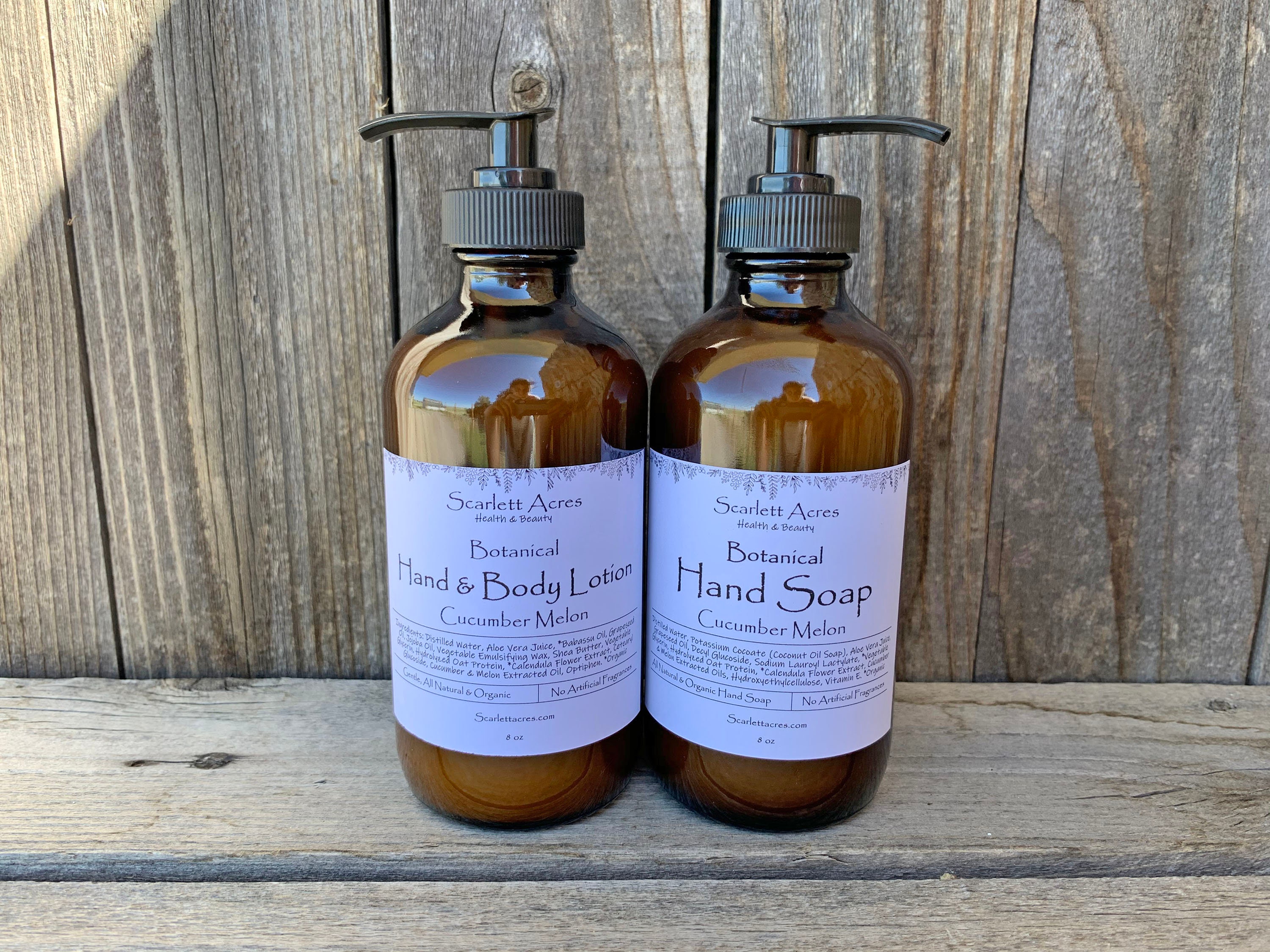 Hand Soap & Lotion Set, Lotion And Hand Soap Set, Natural Hand Soap, Natural Body Lotion