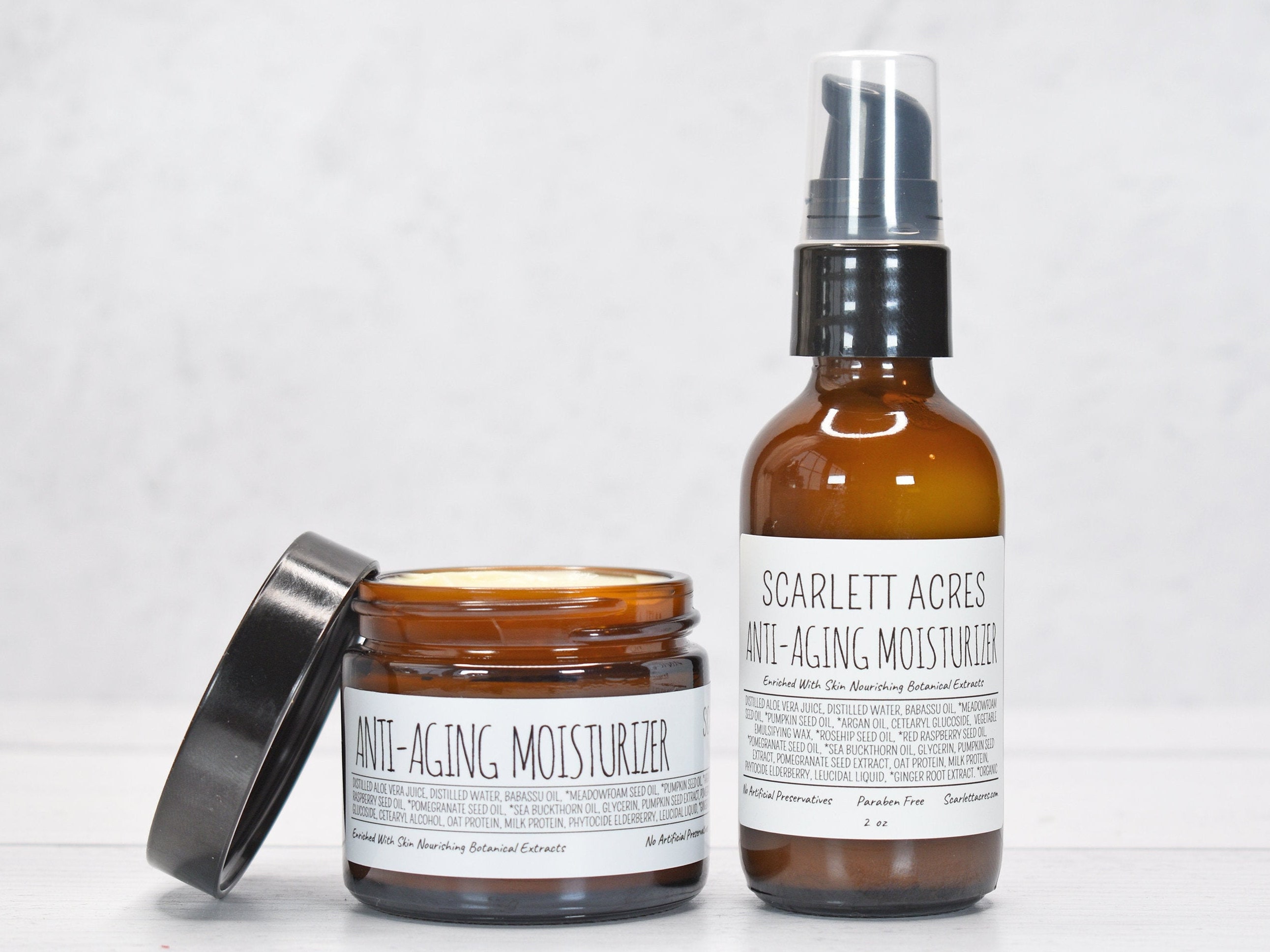 AntiAging Moisturizer, Dry Skin Face Lotion, Organic Moisturizer