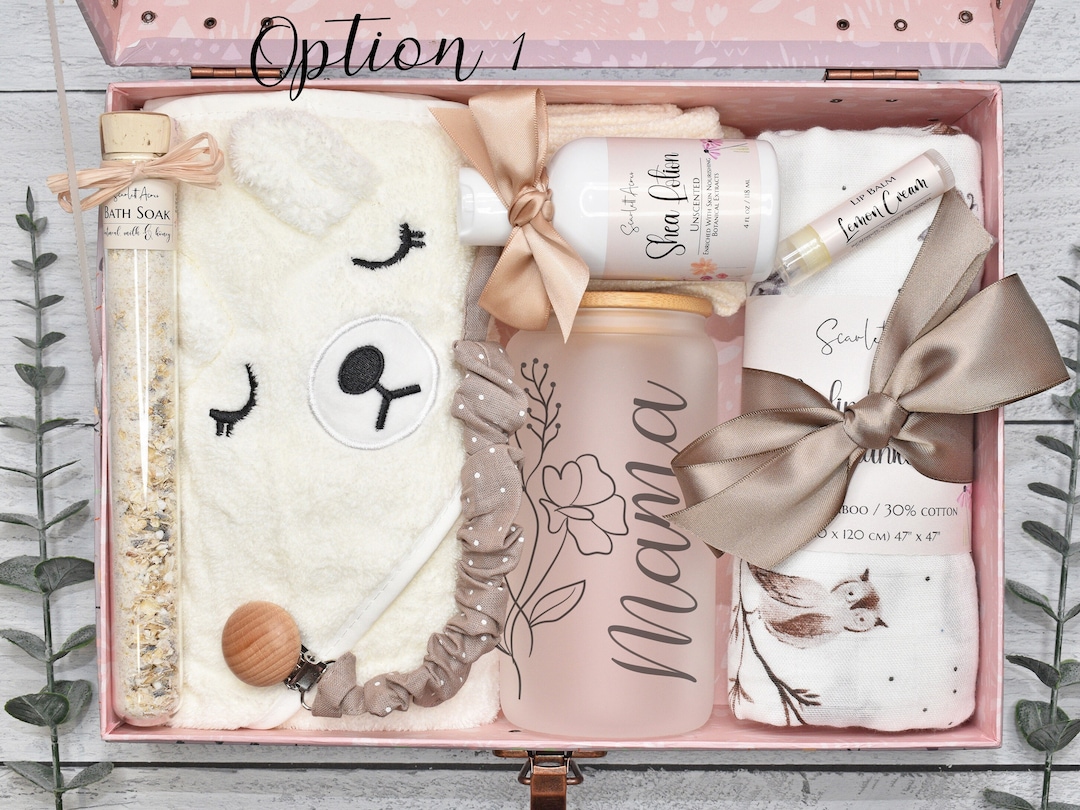 New Mom and Baby Gift Box, Newborn Baby Girl, Baby Boy, New Mom Care