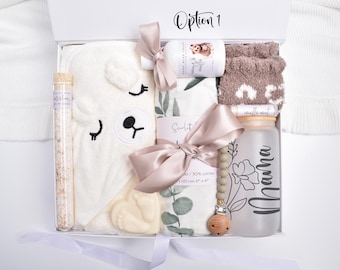 New Mom & Baby Gift Box, Newborn Baby Girl Gift Box, Welcome Baby Boy Gift Basket, Gender Neutral Gift, New Mom Care Package, Baby Shower