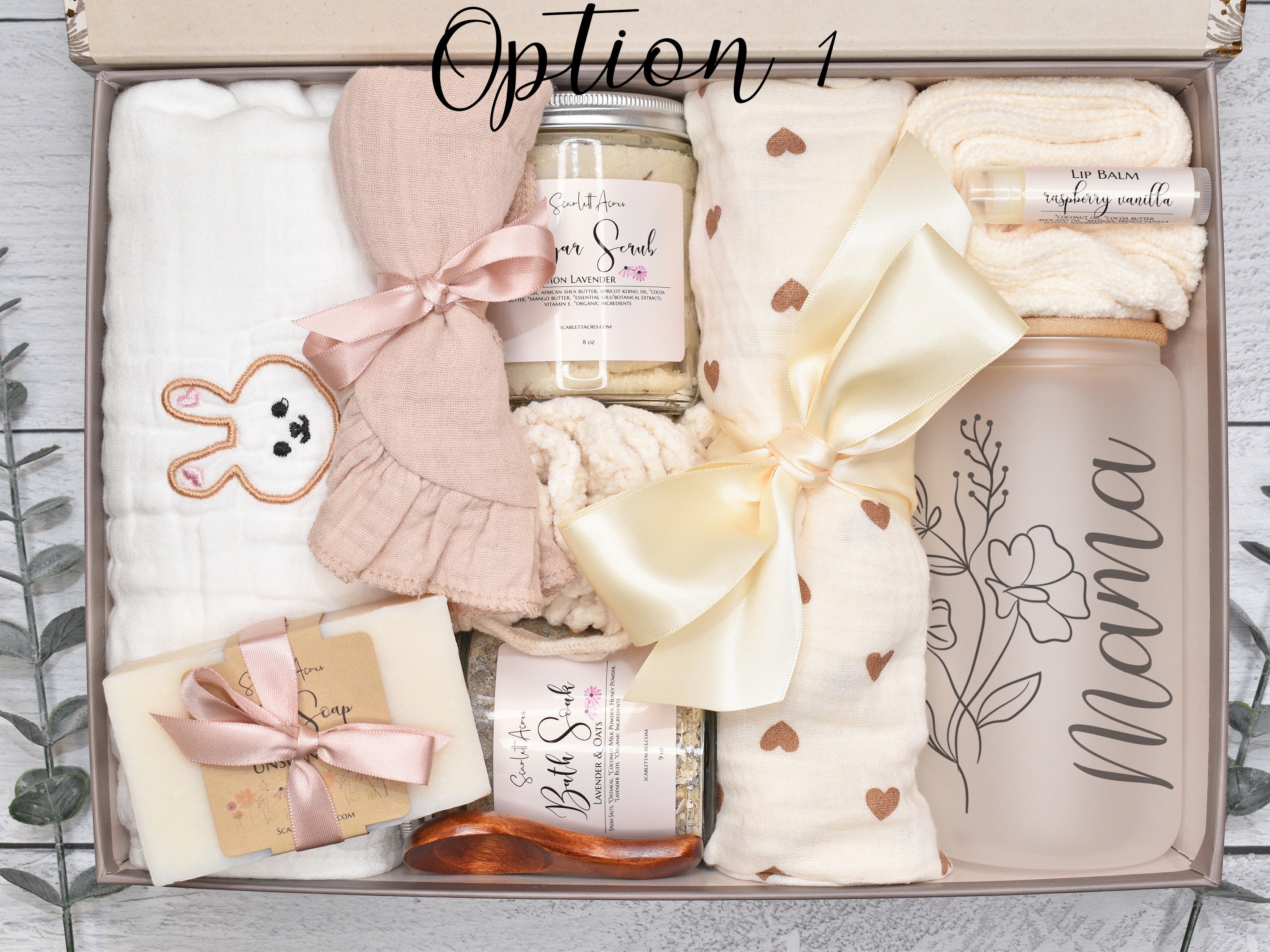 New Mom & Baby Gift Box, Baby Girl Gift Set, Baby Boy Gift Basket, New Mom  Gift Basket, First Time Mom, New Mom Care Package, Baby Shower