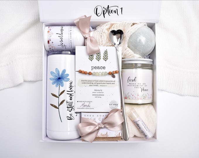 Christian Gifts For Women, Christian Gift Box, Prayer Care Package For Her, Christian Sympathy Gift Basket, Get Well Soon, Catholic Faith