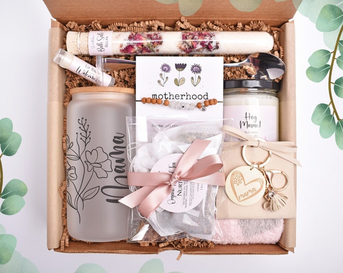 First Mothers Day Gift, Pregnancy Gift Box, Third Trimester Gift, Mom To Be, New Mom Care Package, New Mom Gift Basket, Postpartum Gift Box