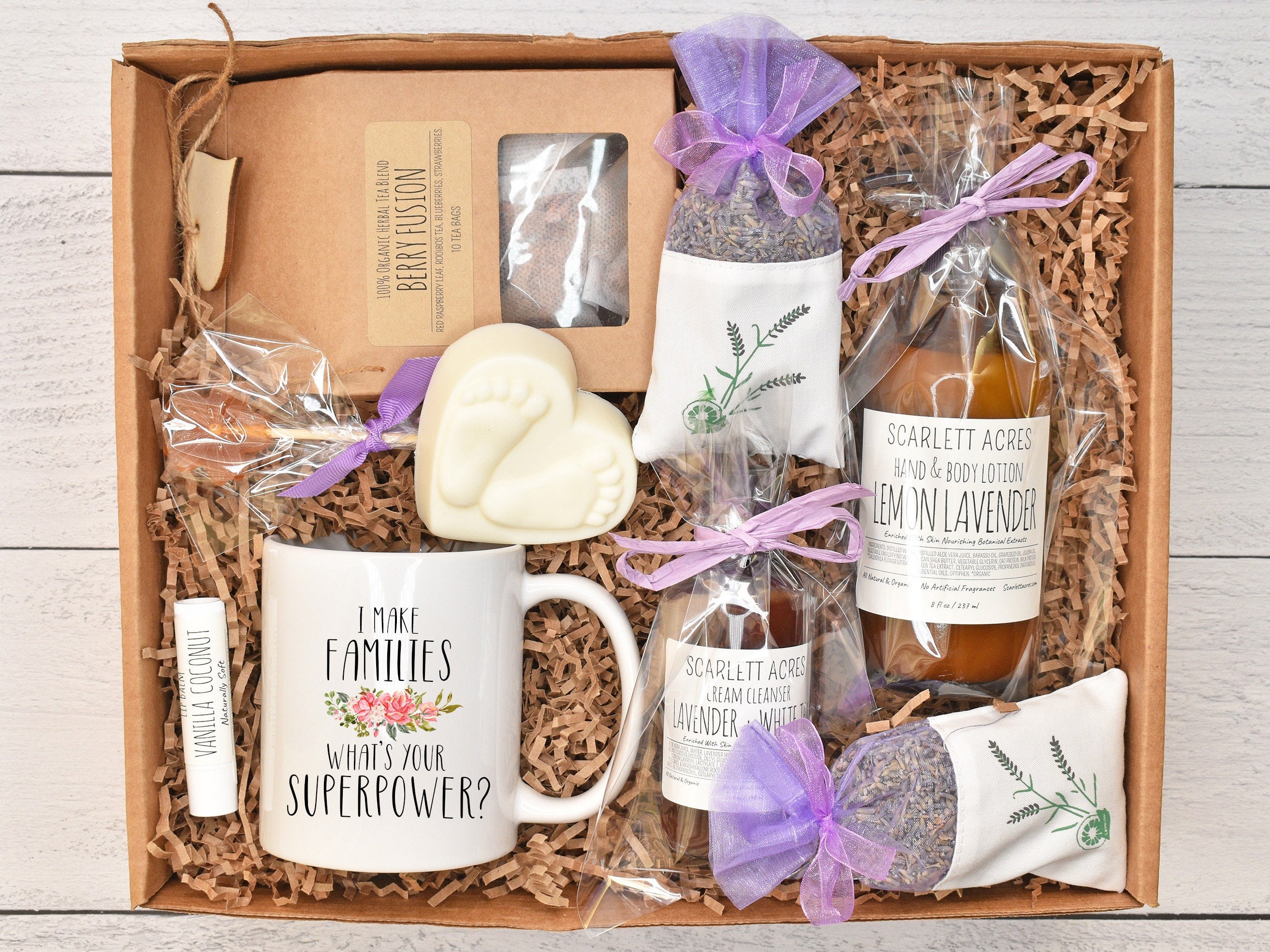 Surrogate Mother Gift Box, Surrogacy Gift Basket, IVF Care Package, Surrogate Self Care Box