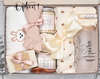 New Mom & Baby Gift Box, Baby Girl Gift Set, Baby Boy Gift Basket, New Mom Gift Basket, First Time Mom, New Mom Care Package, Baby Shower