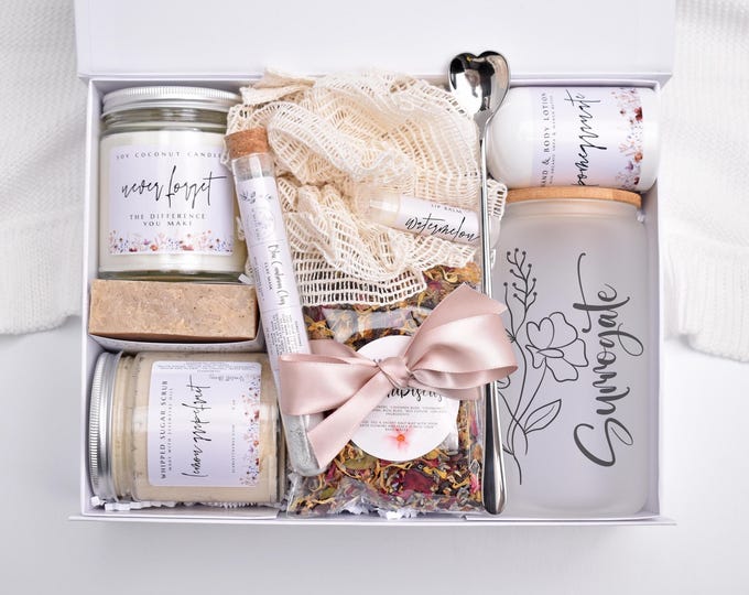 Surrogacy Gifts, Surrogate Mother Gift Box, IVF Care Package, Birthday Gift Box, Self Care Gift Box, IUI Transfer Day, Thank You Gifts