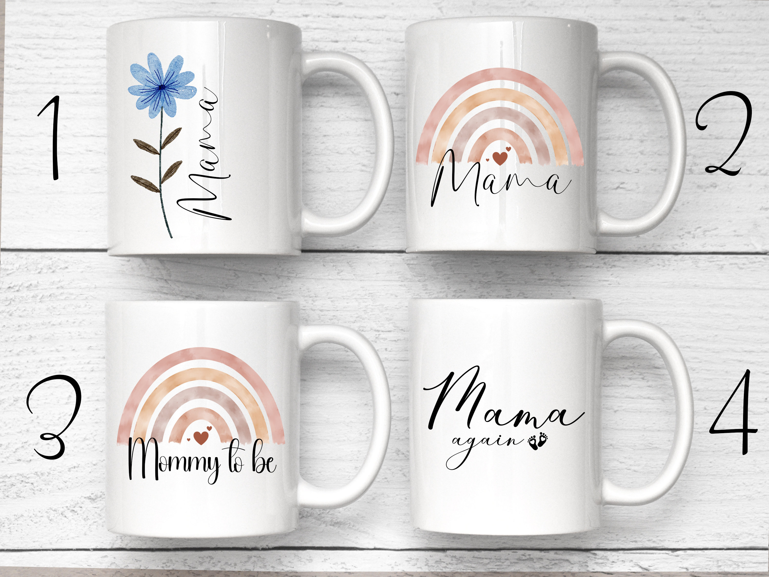 Mom Tumbler w/Kid Names-Mother's Day Gift-Mama Bear-New Mom Gift