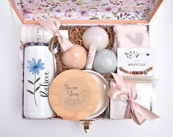 Cancer Gifts For Women, Chemo Care Package, Spa Gift Basket, Cancer Gift Box, Cancer Gift Basket, Cancer Care Package