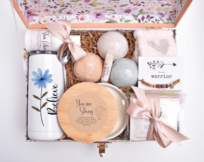 Cancer Gifts For Women, Chemo Care Package, Spa Gift Basket, Cancer Gift Box, Cancer Gift Basket, Cancer Care Package