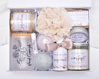 Surrogate Mother Gift Box, Surrogacy Gifts, Spa Gift Basket, Thank You Gifts, Birthday Gift Box, IUI Transfer Day, IVF Care Package, Candle