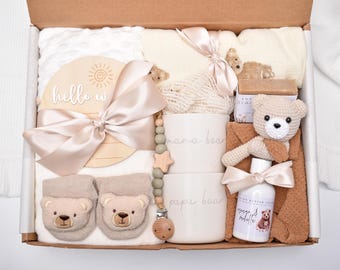 New Mom And Dad Gift Box, First Time Parents, Newborn Baby Boy Gift Basket, Gender Neutral, Newborn Baby, Baby Shower, Care Package