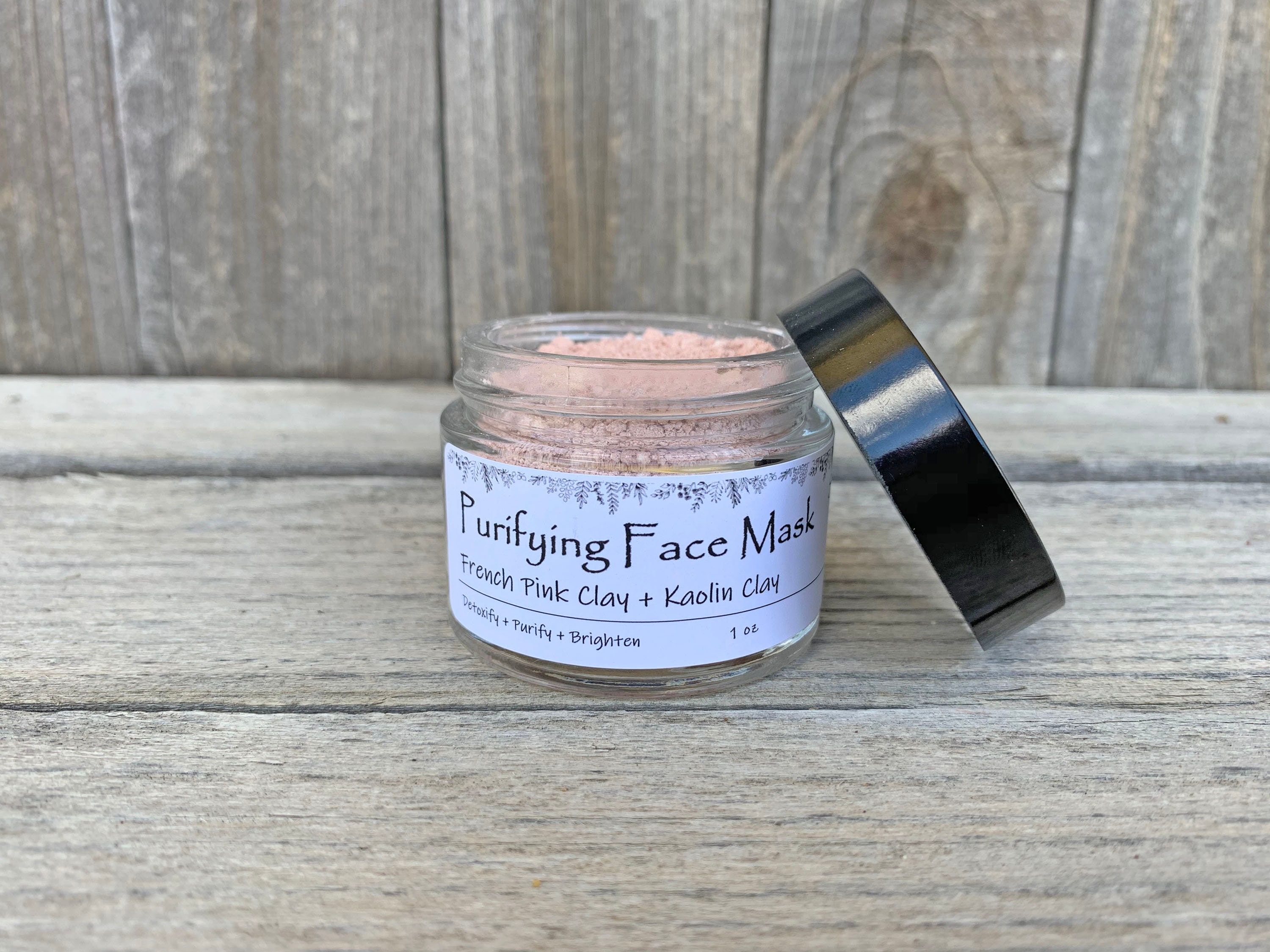 French Pink Clay Mask / Purifying Clay Face Mask / Kaolin Clay Mask