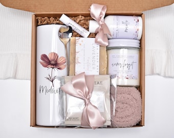 Midwife Gift Basket, Midwife Appreciation, Thank You Gift Box, Tea And Mug Gift Set, Comfort Care Package, Personalized Gifts