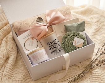 Large Fertility Gift Box, IVF Gift Basket, Infertility Care Package, IUI Transfer Day, Fertility Journey With Bracelet & Journal