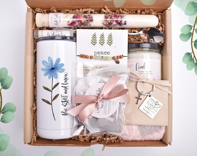 Christian Gifts For Women, Christian Gift Box, Prayer Care Package, Christian Sympathy, Get Well Soon, Inspirational Gifts, Catholic Faith