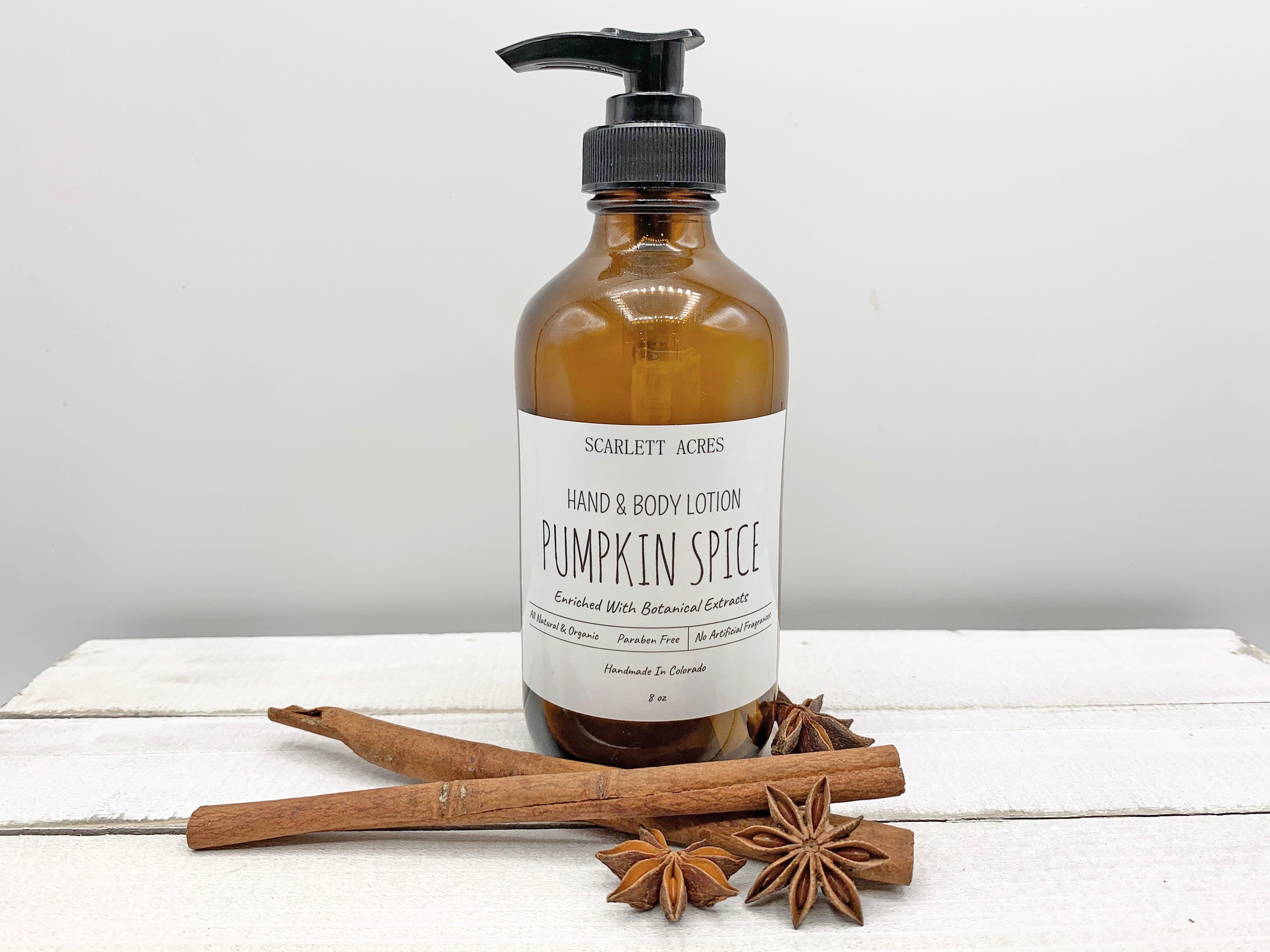 Pumpkin Spice Lotion, Holiday Scented Lotion, Organic Lotion, Sensitive