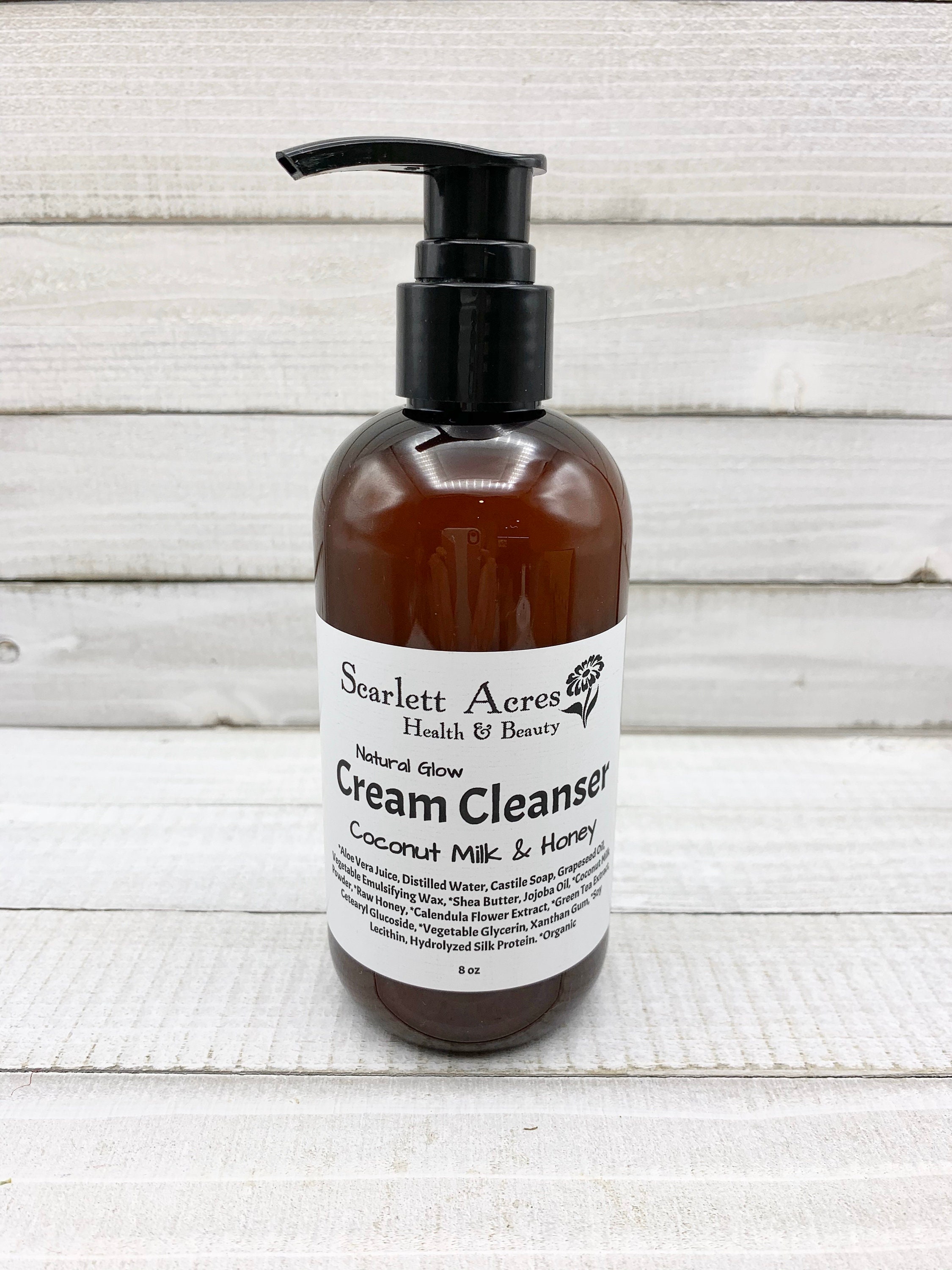 Coconut Milk & Honey Cream Cleanser, Sensitive Skin Face Wash