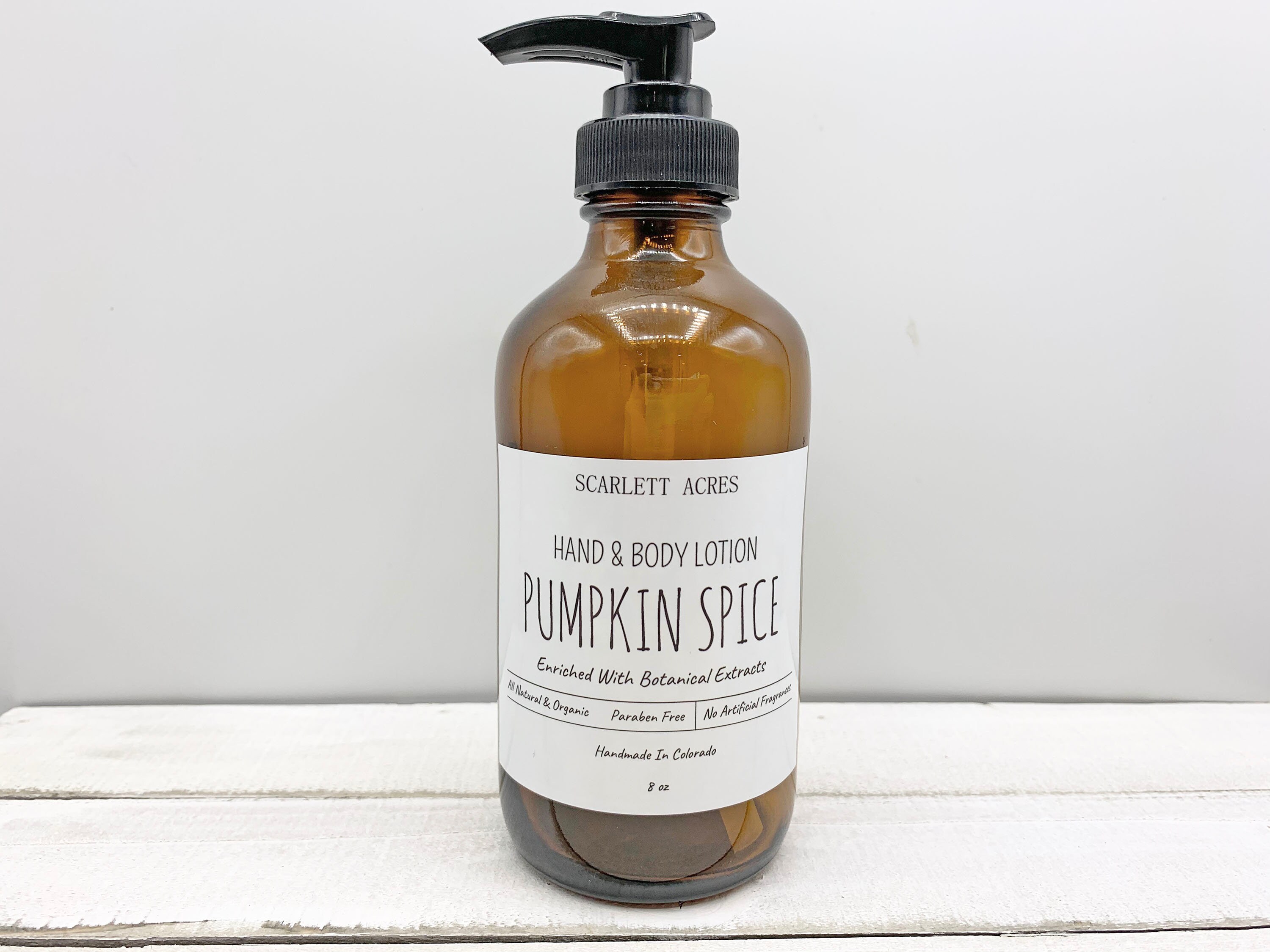 Pumpkin Spice Lotion, Holiday Scented Lotion, Organic Lotion, Sensitive