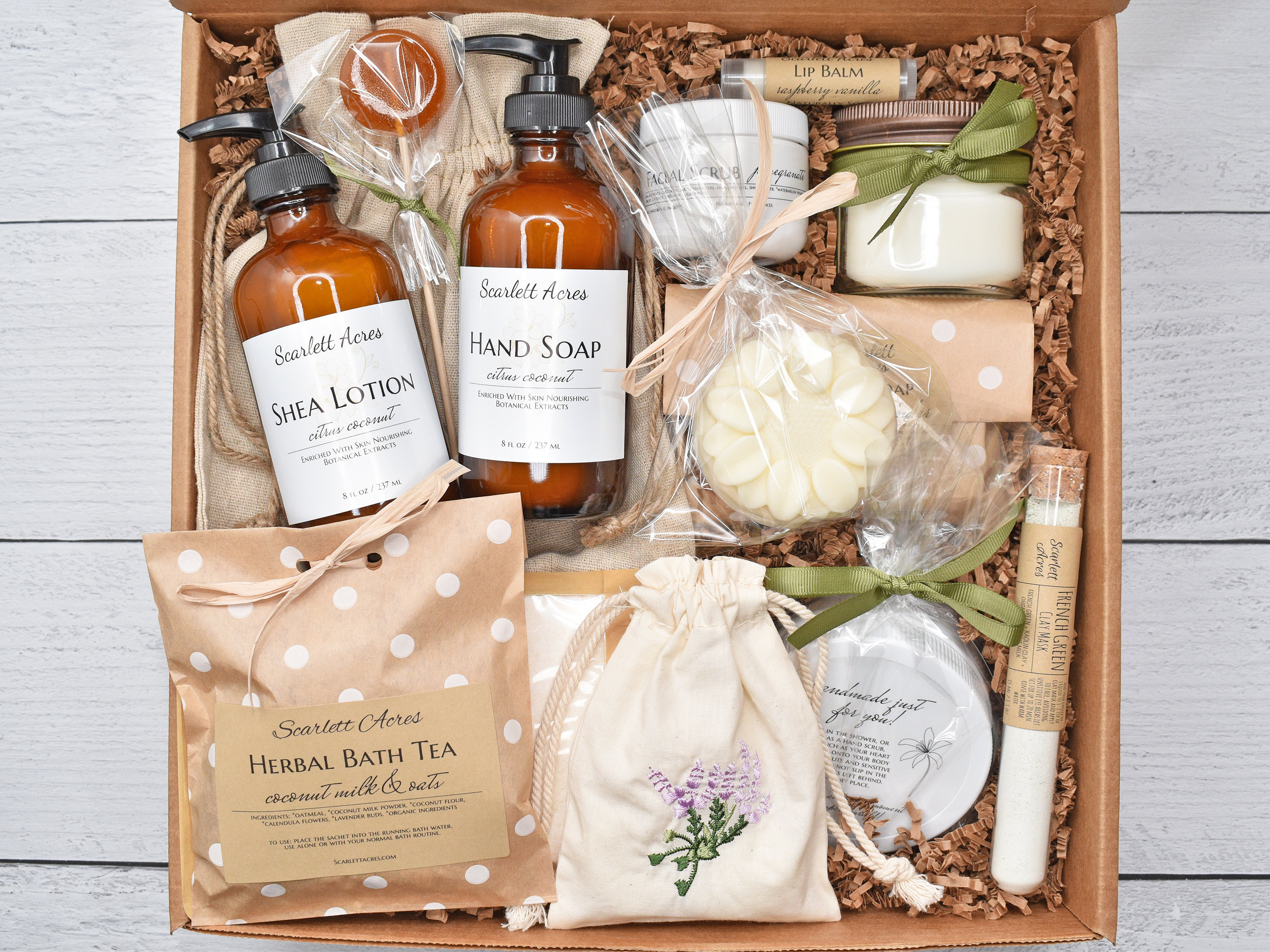 Spa Gift Basket, Care Package, Gift Basket For Her craibas.al.gov.br