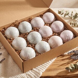 Natural Organic Bath Bombs, Spa & Rleaxation, Essential Oils, Eucalyptus Mint, Lavender Lemongrass