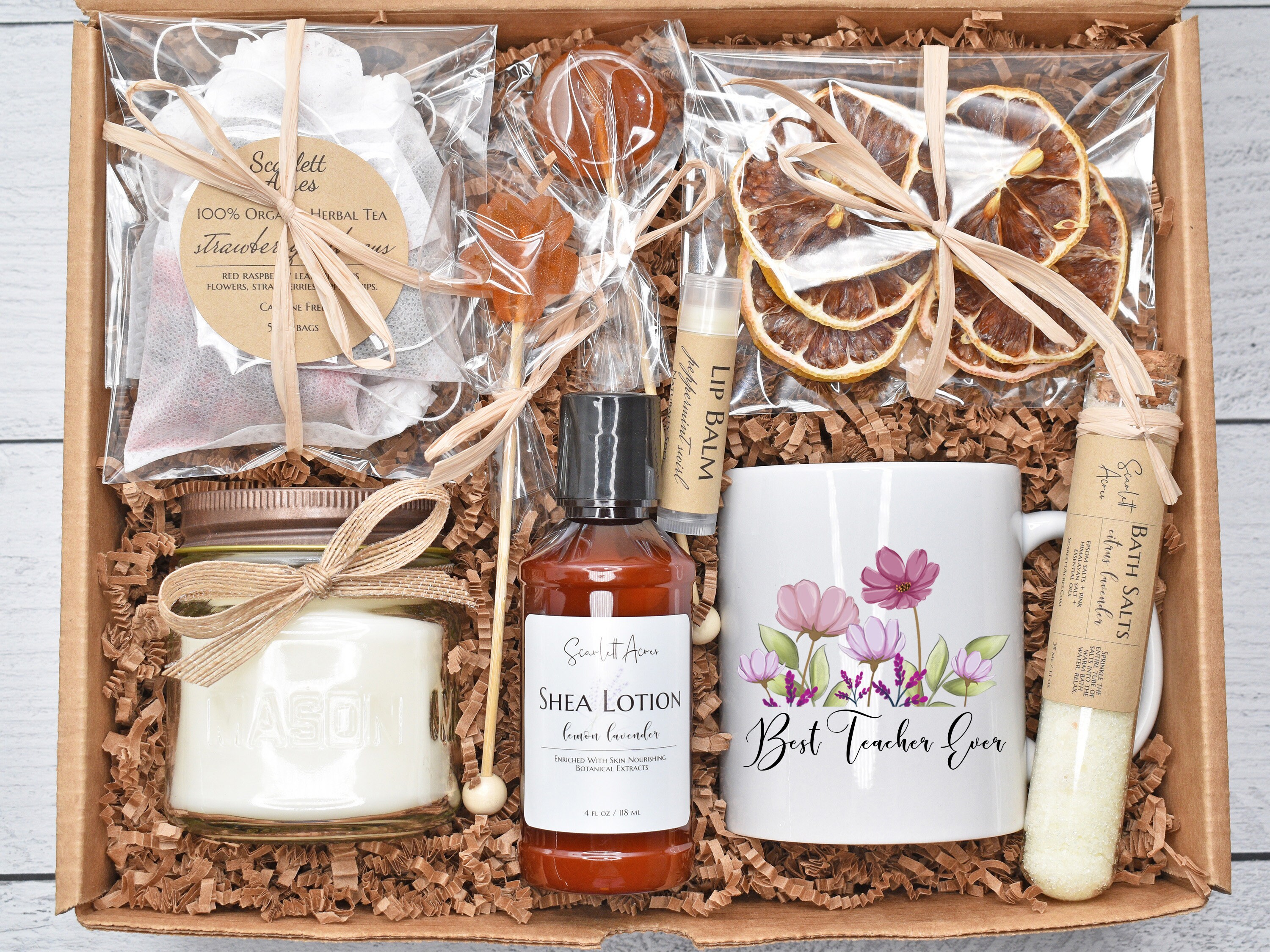 Teacher Appreciation Gift Teacher Gift Basket Thank You Gift - Etsy