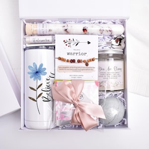 Cancer Care Package, Chemo Care Package, Breast Cancer Gift Basket, Cancer Gift Box, Comfort Care package, Cancer Survivor, Warrior Bracelet