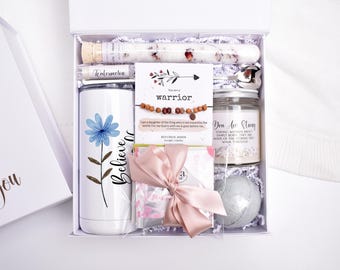 Cancer Care Package, Chemo Care Package, Breast Cancer Gift Basket, Cancer Gift Box, Comfort Care package, Cancer Survivor, Warrior Bracelet