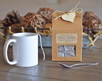 Organic Apple Cinnamon Tea, Orange Cinnamon Tea, Chai Tea, Rooibos Tea, Tea Bags, Organic Herbal Tea, Tea Lover, Tea Gifts, Christmas Gifts
