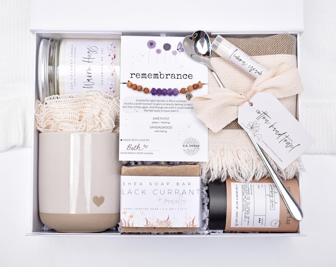 Grief Care Package, Sympathy Gift Box, Gift Basket, Loss Of Mother, Death Of Father, Bereavement Gifts, Sorry For Your Loss, Hug In A Box