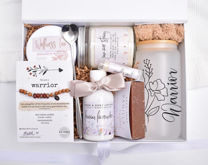 Cancer Care Package, Breast Cancer Gift Box, Cancer Gift Basket, Cancer Gifts Women, Comfort Care Package, Chemotherapy Gift, Warrior Mug