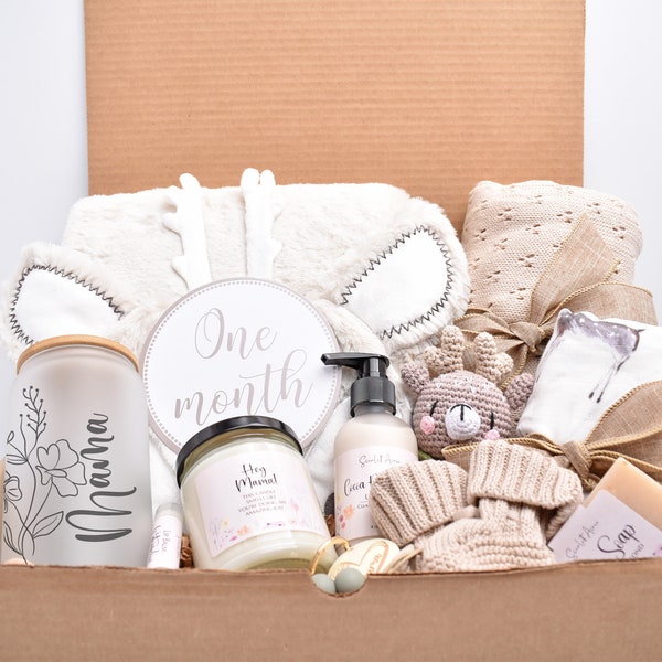 New Mom And Baby Gift, Newborn Baby Girl, Baby Girl Gift Box, New Mom Care Package, Baby Shower Gift Box, First Time Mommy, Gender Neutral
