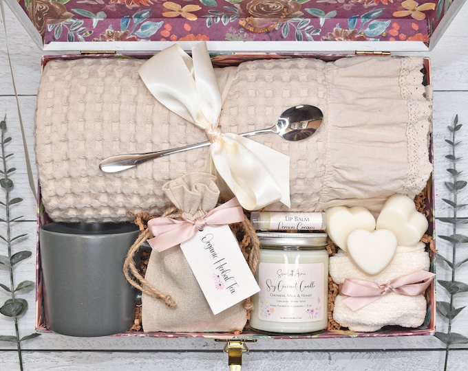 Comfort Care Package, Sympathy Gift Basket, Cancer Care Package, Grief Care Package, Tea And Mug Gift Set, Gift Baskets Women