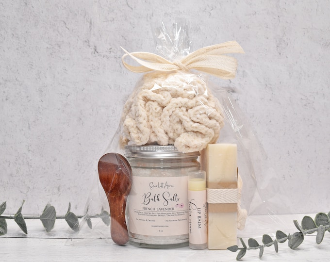 Spa Gift Set For Her, Home Spa Gift Box, Mini Bath Gift Set, Self Care, Care Package For Her, Birthday Gifts Her, Best Friend Birthday