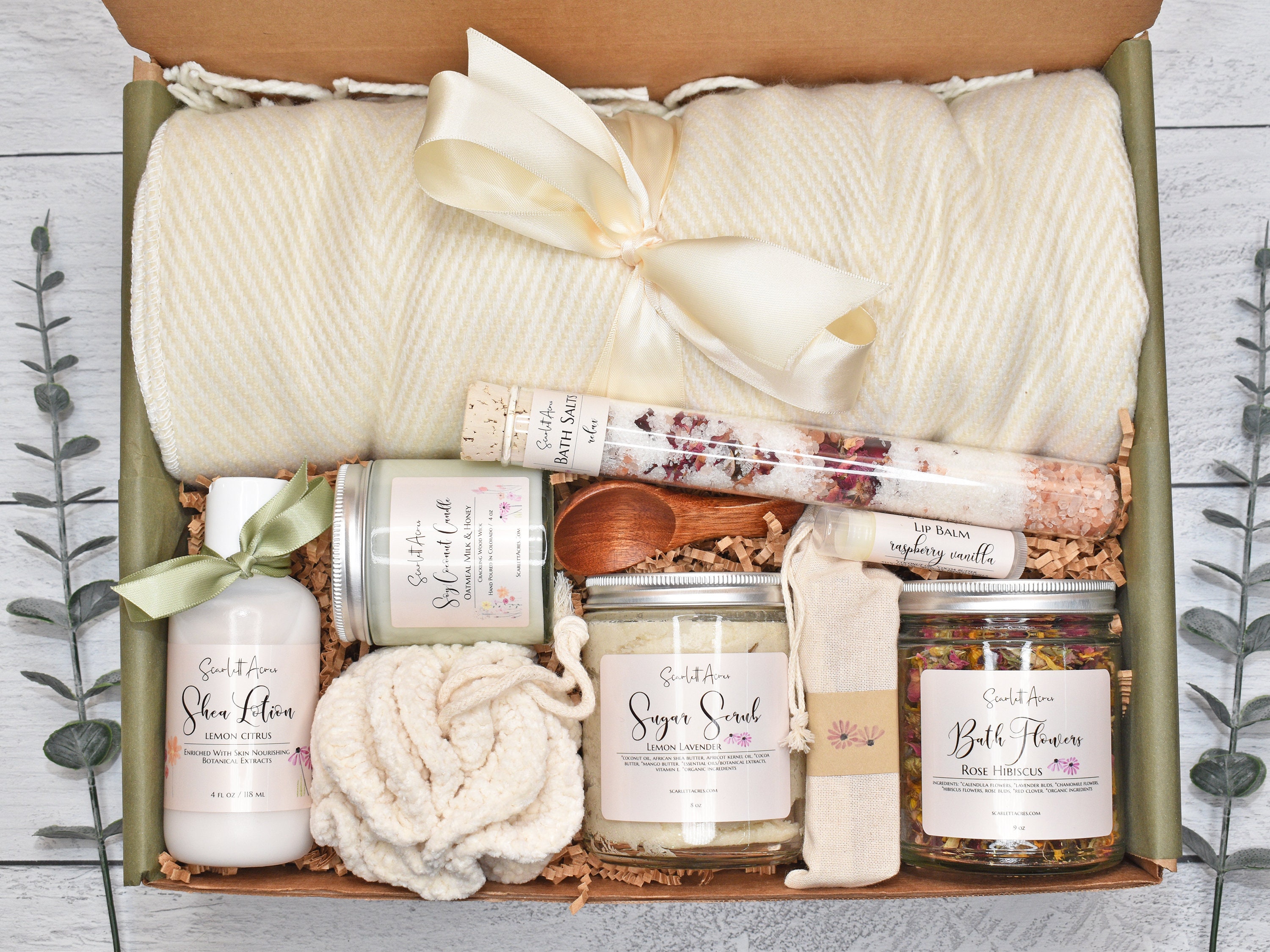 You Are Loved, You Are Enough Spa Gift Box Mindfulness Gift Box Get Well  Gift Set Self Care Gift Basket Care Package 