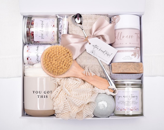 Get Well Soon, Breast Cancer Gift Box For Women, Chemo Care Package, Gift Basket, Comfort Care Package For Her, Self Care, You Got This Mug