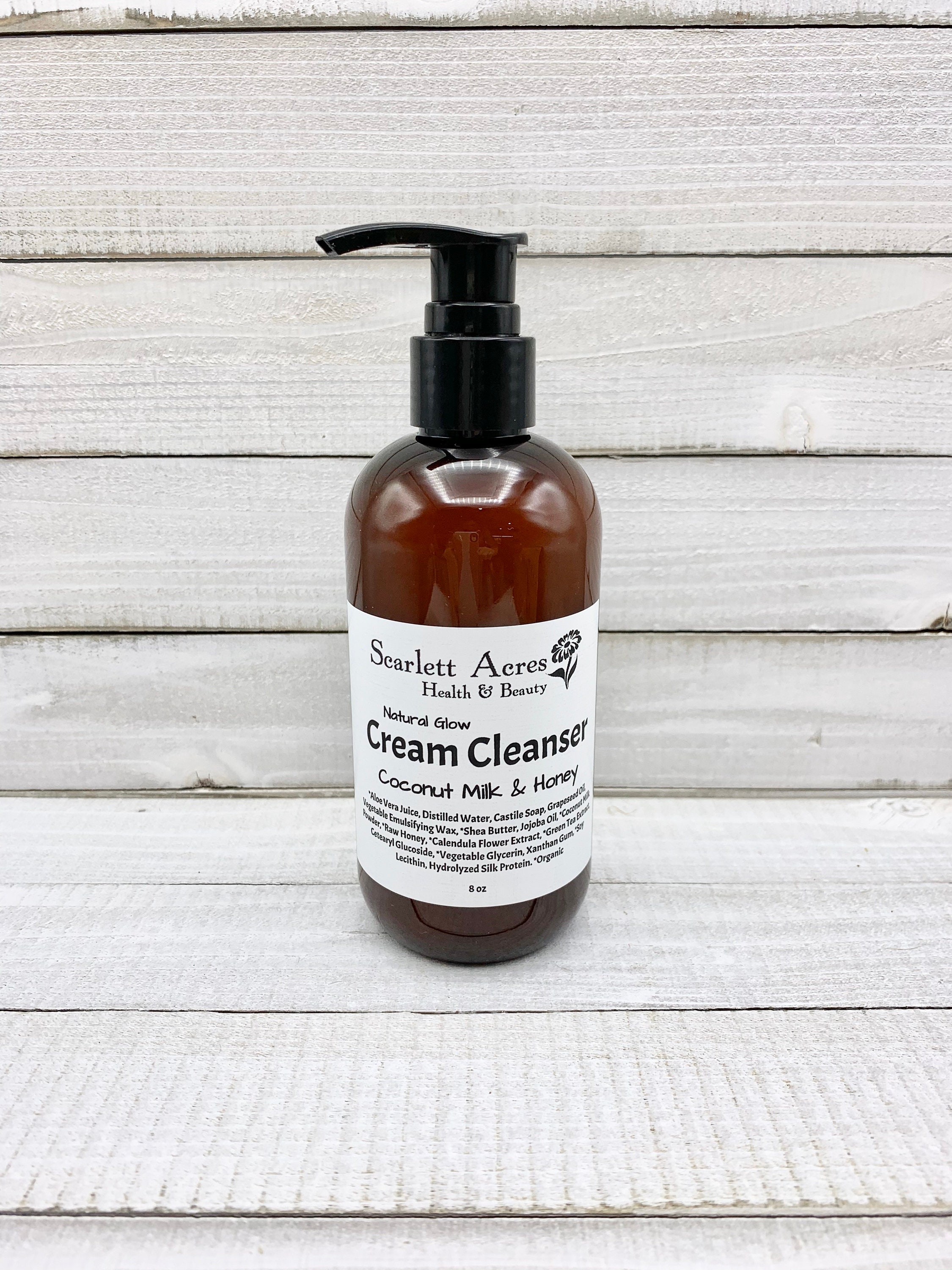 Coconut Milk & Honey Cream Cleanser, Sensitive Skin Face Wash